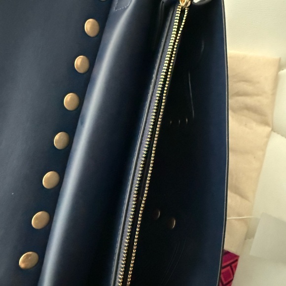 Tory Burch Block T-Stud Satchel - Picture 6 of 10